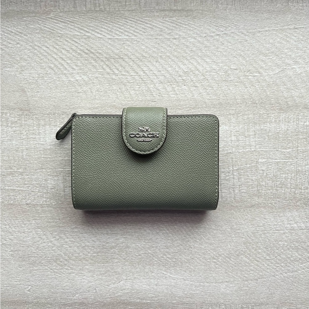 Coach Green Leather Wallet